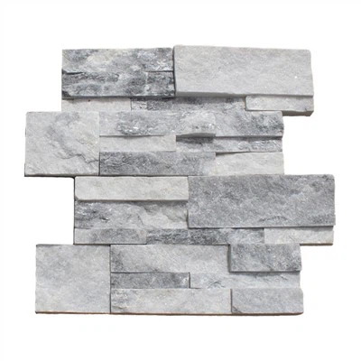 Aljašský šedý přírodní kámen Tetris Ledge